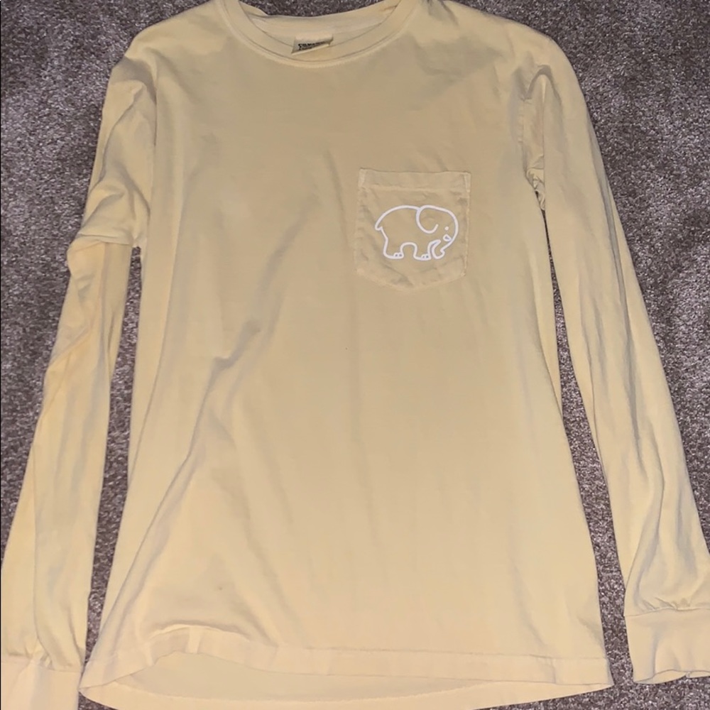 Yellow ivory ella long sleeve tee